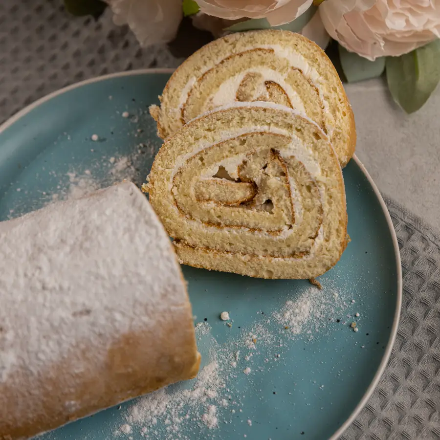 Рулет с кремом